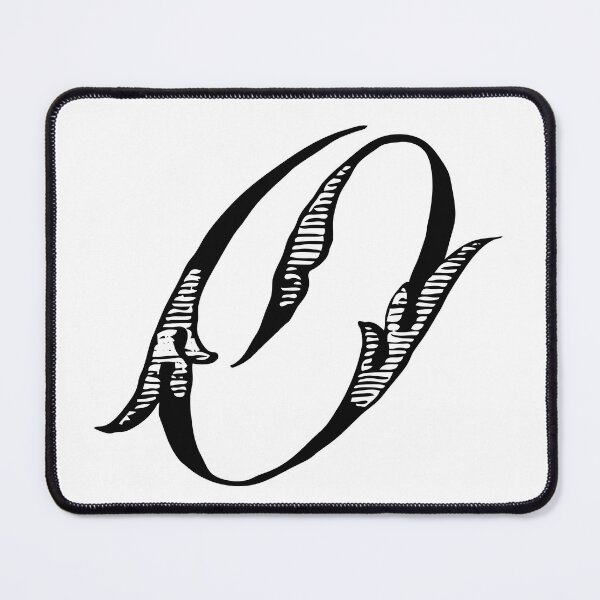 Item preview, Vintage Stylish Black and White Monogram Letter O designed and sold by Vintage-TM.