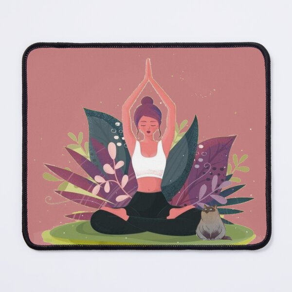 Item preview, Copy of Heavily meditated, woman, yoga designed and sold by Toothless-3377.