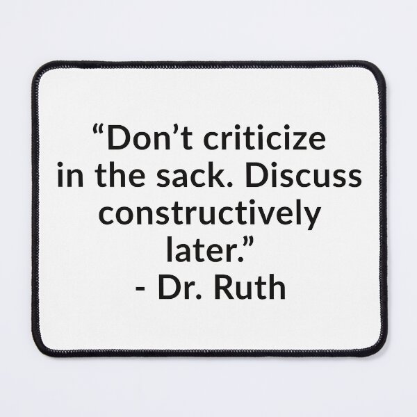 Item preview, Dr. Ruth on Criticism designed and sold by Yviemakes.