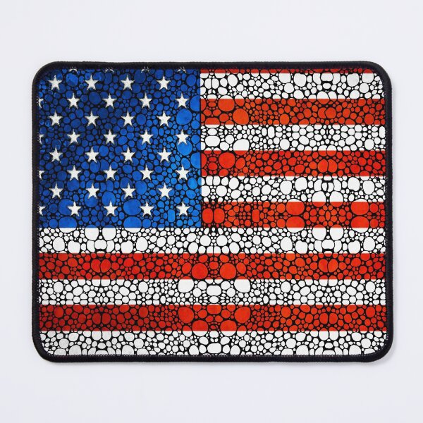 Item preview, American Flag - USA Stone Rock'd Art United States Of America designed and sold by Sharon Cummings Art.