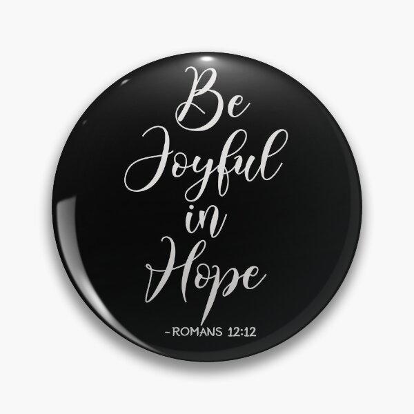 Item preview, Be Joyful In Hope - Romans 12:12 Handwriting designed and sold by amazingjoy.