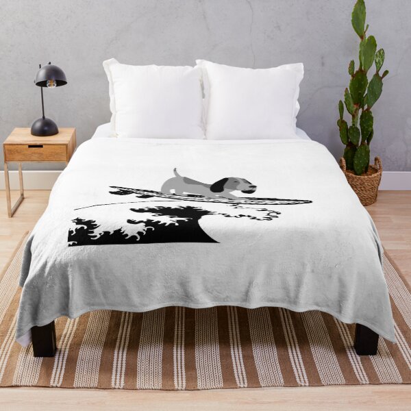 Item preview, Dog on surf board designed and sold by Hoffman-Design.