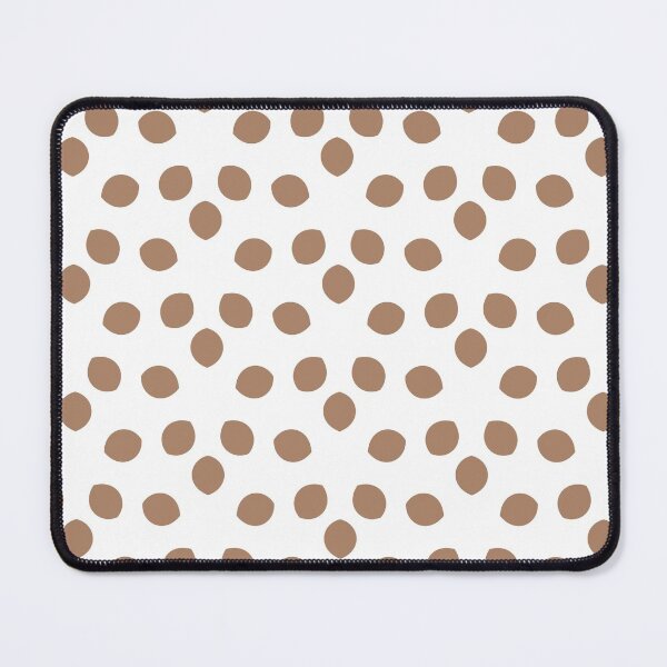 Item preview, Brown and White Minimal Shape Ornamental Pattern 2022 Trending Color - Colour - Hue - Shade Pantone Macchiato Brown 17-1221 designed and sold by ColorOfTheYears.