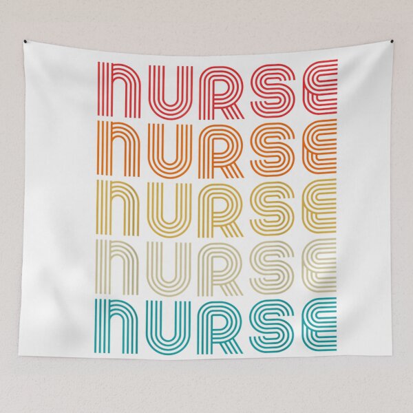 Item preview, Colorful Retro Nurse - Nursing  designed and sold by Designs Of all kinds.