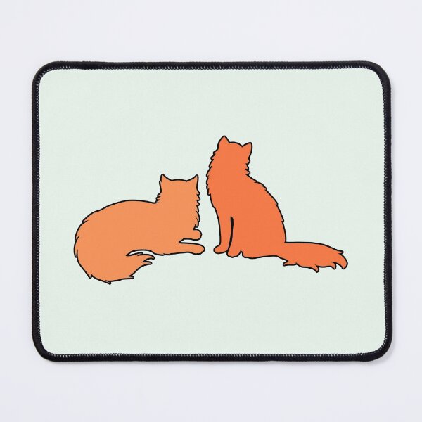Item preview, Chloe & Red Looking At You (Two Orange Cats) designed and sold by andmarstan.