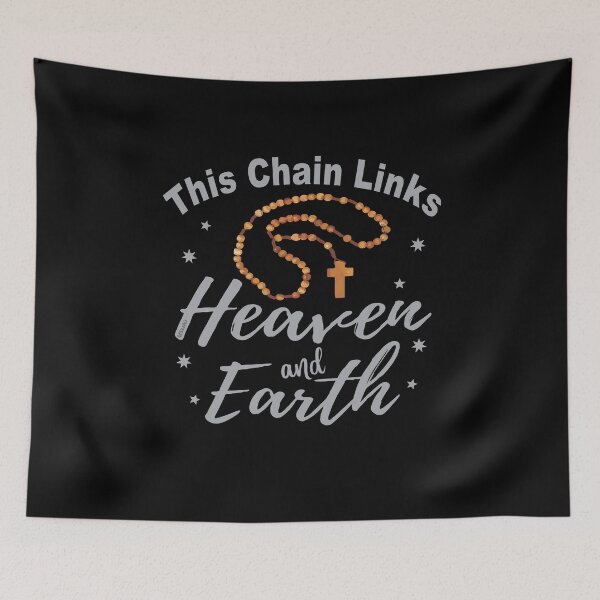 Item preview, THE CATHOLIC ROSARY LINKS HEAVEN AND EARTH Christian Bible Inspired Design designed and sold by ej-sulu.