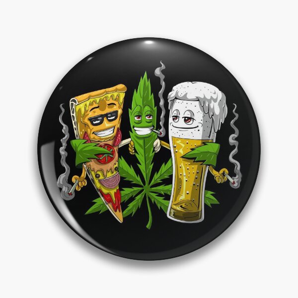 Item preview, Weed Beer Pizza Party designed and sold by underheaven.