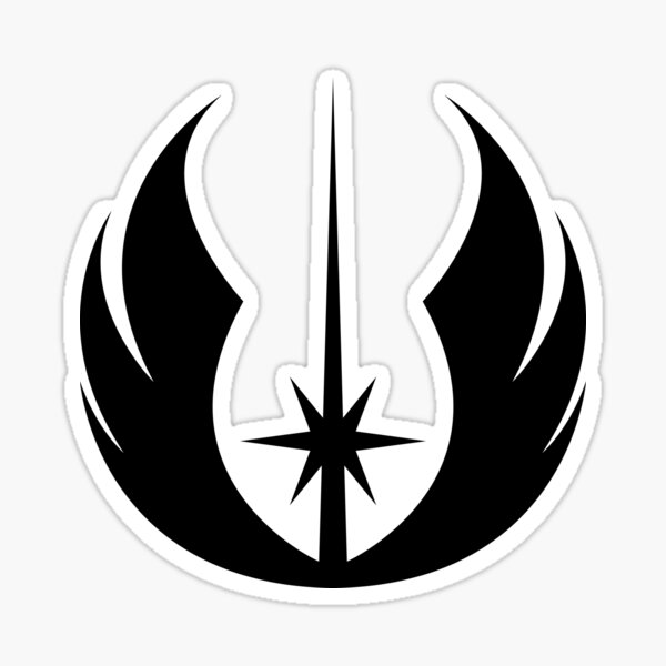 Rebel Alliance Emblem BLK Sticker