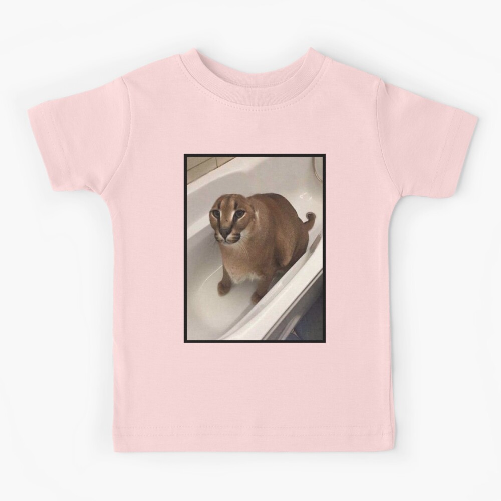 Camiseta Infantil Big Floppa Caracal Flopa Gato LK-083