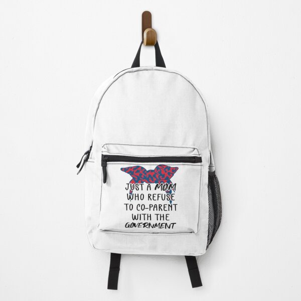 Item preview, Just a Mom Who Refuse to Co-Parent With the Government / Funny American Skull Parenting Libertarian Mom / Co-Parenting Libertarian Saying Gift designed and sold by Run to Creations.