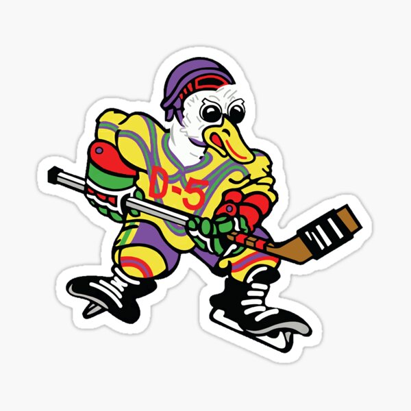 Mighty Ducks Varsity Warriors Jersey Stickers 