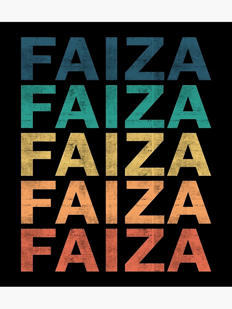 Faiza Logo  Free Name Design Tool from Flaming Text