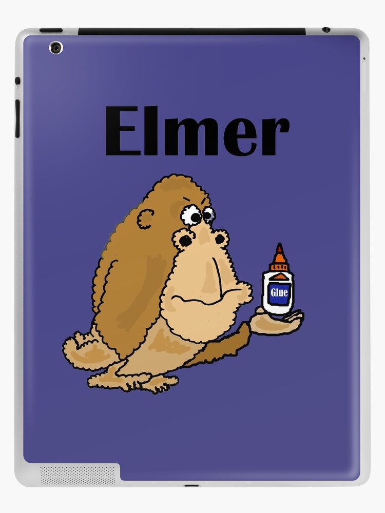 Funny Gorilla Named Elmer holding Glue Pun Kids T-Shirt for Sale by  naturesfancy