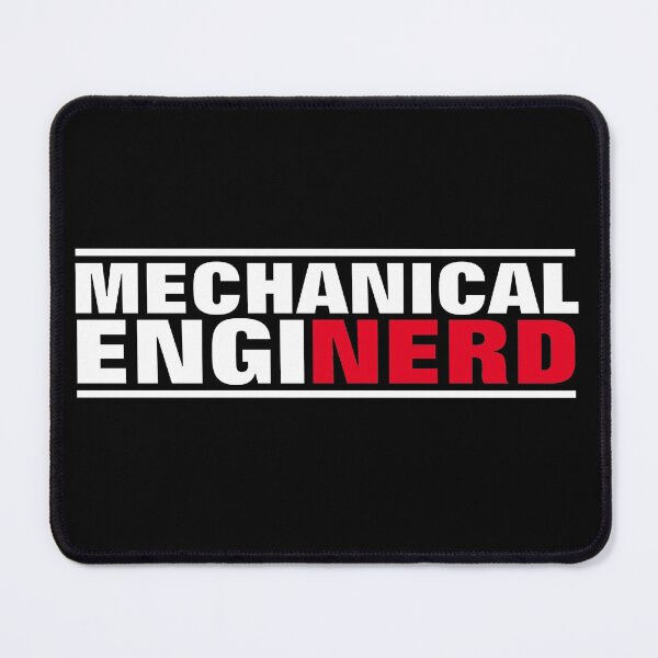 Item preview, Enginerd -Mechanical Engineer Black And White designed and sold by mewsis.