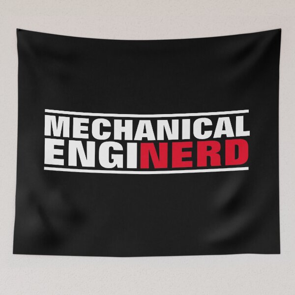 Item preview, Enginerd -Mechanical Engineer Black And White designed and sold by mewsis.