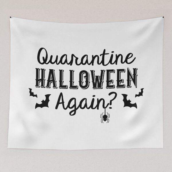 Item preview, Quarentine Halloween Again? (Black) designed and sold by FilipeFerreira.