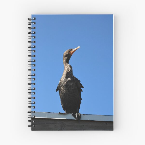 Item preview, Double Crested Cormorant Standing On Roof designed and sold by Sarah Tepe.