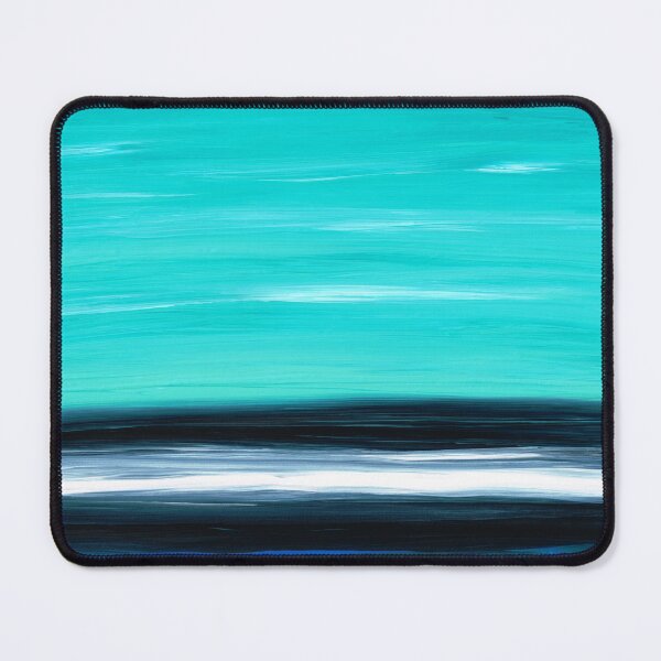 Item preview, Aqua Sky - Bold Abstract Landscape Art designed and sold by Sharon Cummings Art.