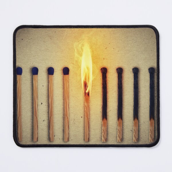 Item preview, matchstick burning alone designed and sold by psychoshadow.