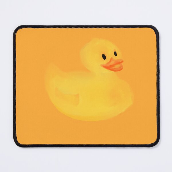 Item preview, Rubber Ducky orange tangerine designed and sold by ArtMeetsPizza.