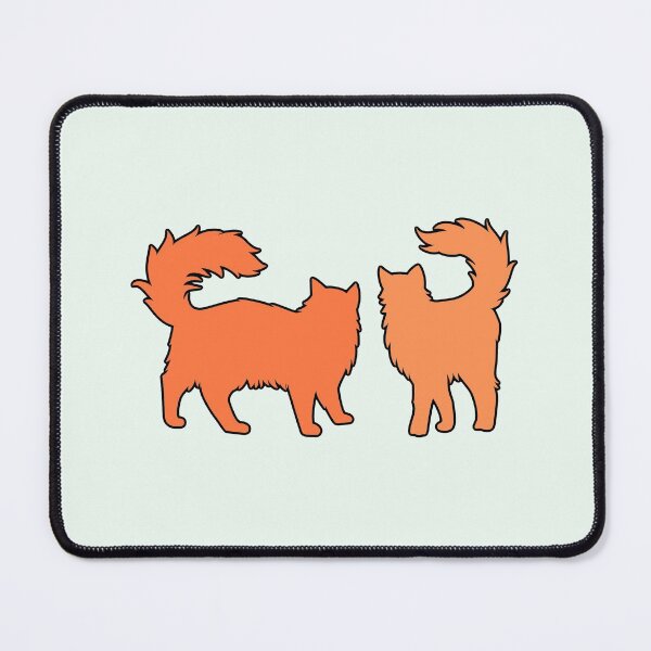 Item preview, Chloe & Red Vibing (Two Orange Cats) designed and sold by andmarstan.