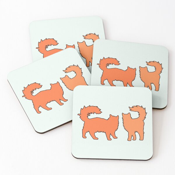 Item preview, Chloe & Red Vibing (Two Orange Cats) designed and sold by andmarstan.