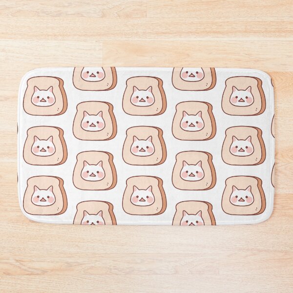 Item preview, cute cat toast design designed and sold by moonbean-art.
