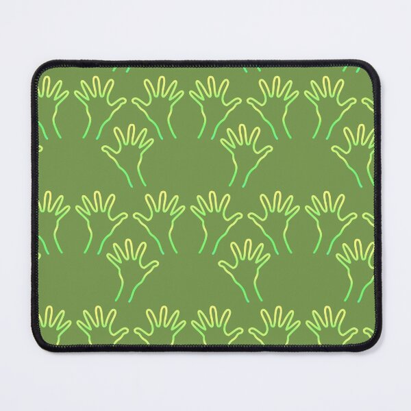Artikelvorschau, Cave Hands Anew Yellow-Green on Soft Green 5748 entworfen und verkauft von Art in My Loft.