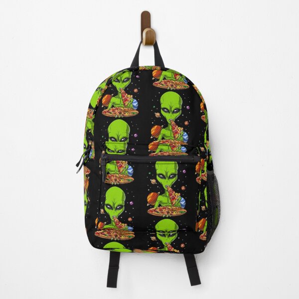 Item preview, Space Alien Eating Pizza designed and sold by underheaven.