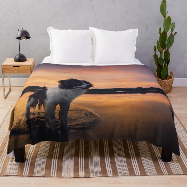 Item preview, beautiful dog at sunset designed and sold by psychoshadow.