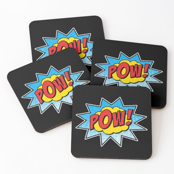 Item preview, POW cool comics speech ballon super hero designed and sold by Design Repo.