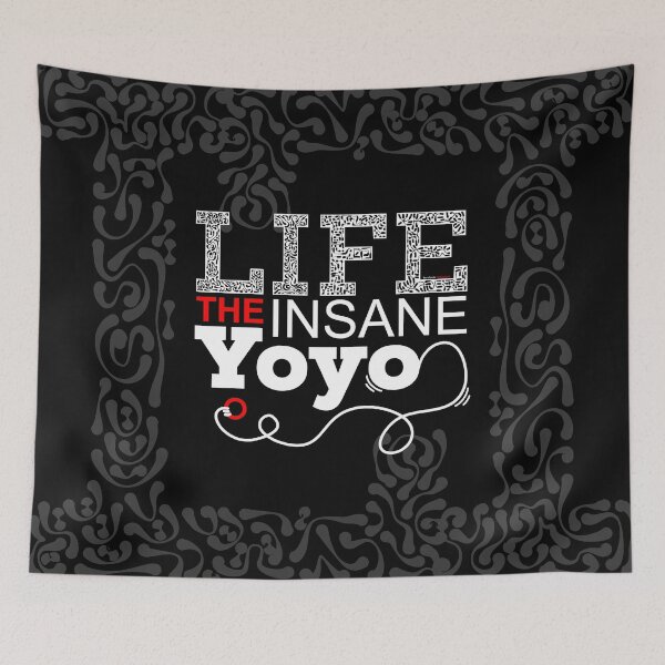 Item preview, The Insane Yoyo, the Funny Life Quote designed and sold by etoide.