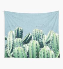 Cactus & Teal #redbubble #lifestyle Wall Tapestry