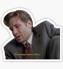X Files // Paranoia Intensifies Sticker