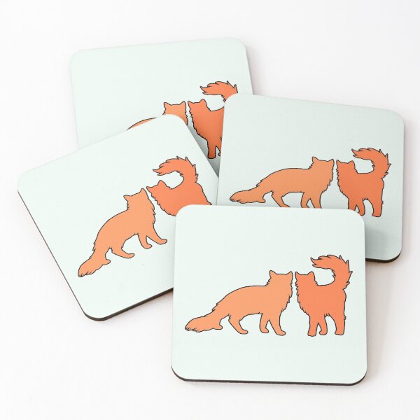 Item preview, Chloe & Red Feeling Spicy (Two Orange Cats) designed and sold by andmarstan.
