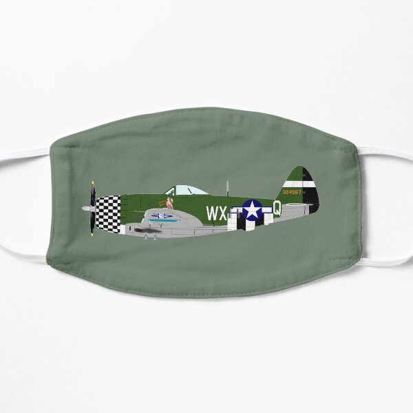 WAR BIRD. The Republic P-47 Thunderbolt. Flat Mask