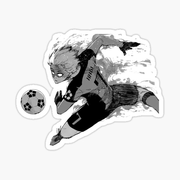  50 PCS Anime Blue Lock Stickers, Waterproof Anime