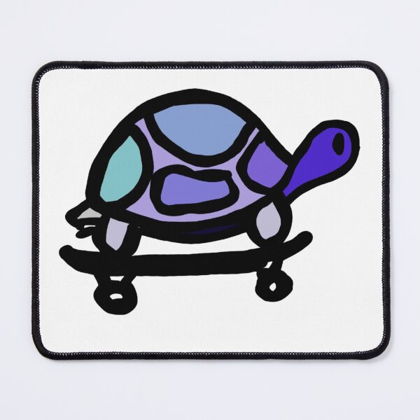 Item preview, Colorful Turtle on a skateboard designed and sold by Loulig.