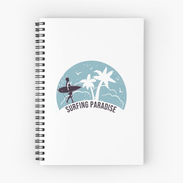 Item preview, Surfing paradise evolution in Ocean blue shore waves designed and sold by felric.