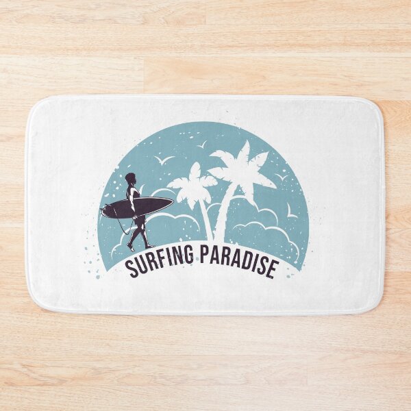 Item preview, Surfing paradise evolution in Ocean blue shore waves designed and sold by felric.