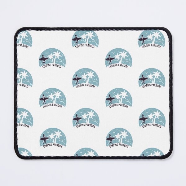 Item preview, Surfing paradise evolution in Ocean blue shore waves designed and sold by felric.