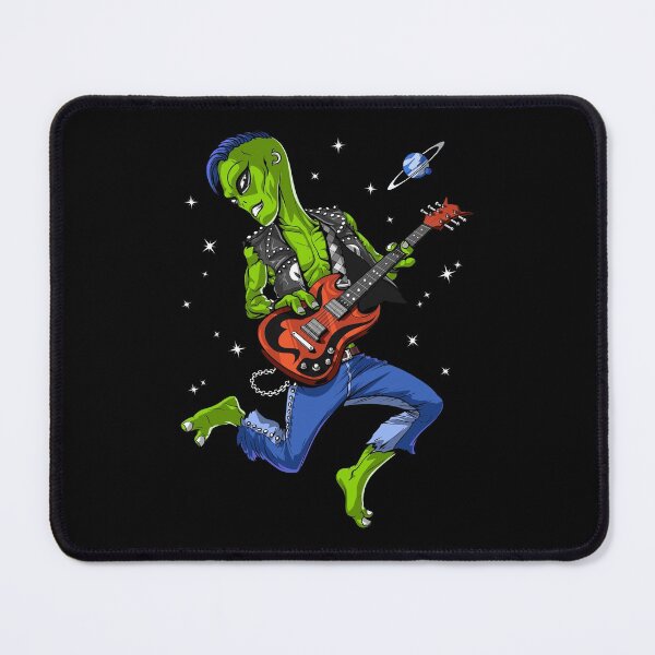 Item preview, Space Alien Playing Guitar designed and sold by underheaven.
