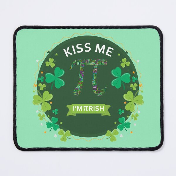 Item preview, Kiss Me I'm Pi-Rish Funny Pi St Patricks Day Shirt Gift designed and sold by cssdru.