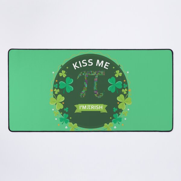 Item preview, Kiss Me I'm Pi-Rish Funny Pi St Patricks Day Shirt Gift designed and sold by cssdru.