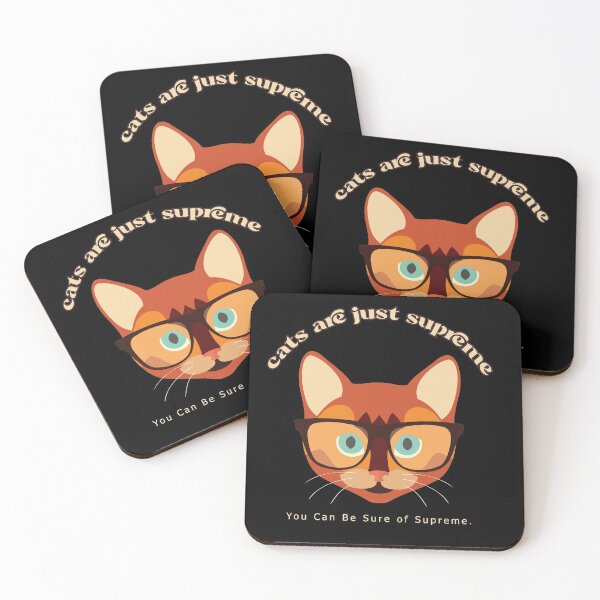 Item preview, Cats Are Just Supreme - you can be sure of supreme - cute cat wearing sunglass designed and sold by cruzzcreation.