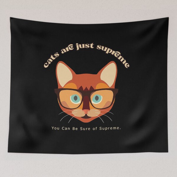 Item preview, Cats Are Just Supreme - you can be sure of supreme - cute cat wearing sunglass designed and sold by cruzzcreation.