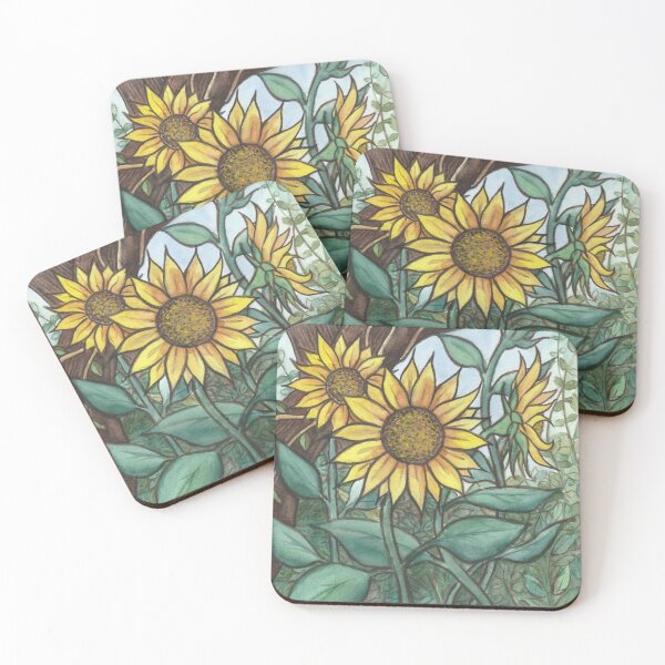 Item preview, Sunflowers. Watercolour on 20 x 25cm watercolour paper designed and sold by crowleyronan123.