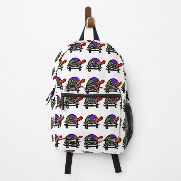 Item preview, Colorful Turtle on a skateboard designed and sold by Loulig.