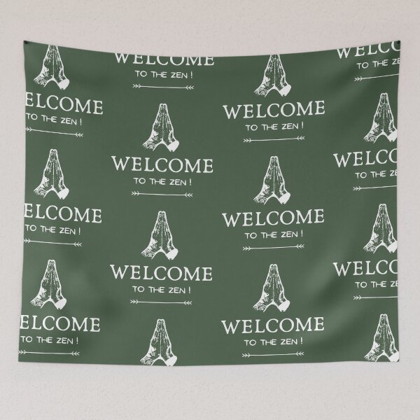 Item preview, Welcome to The Zen - Namaste Design - Dark Theme designed and sold by UrbanChakra.