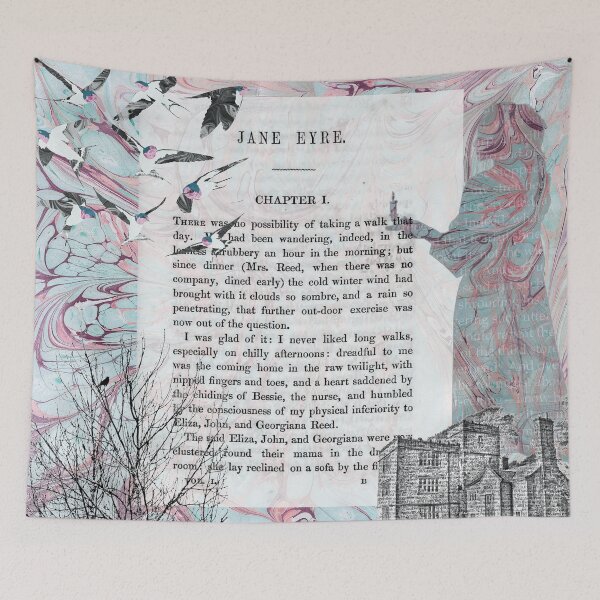 Item preview, Jane Eyre Collage designed and sold by MarbleCloud.